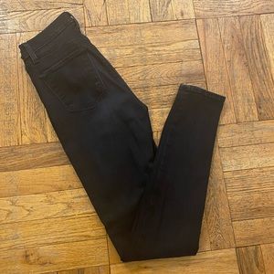 J Brand High-Rise Black Skinny Jeans